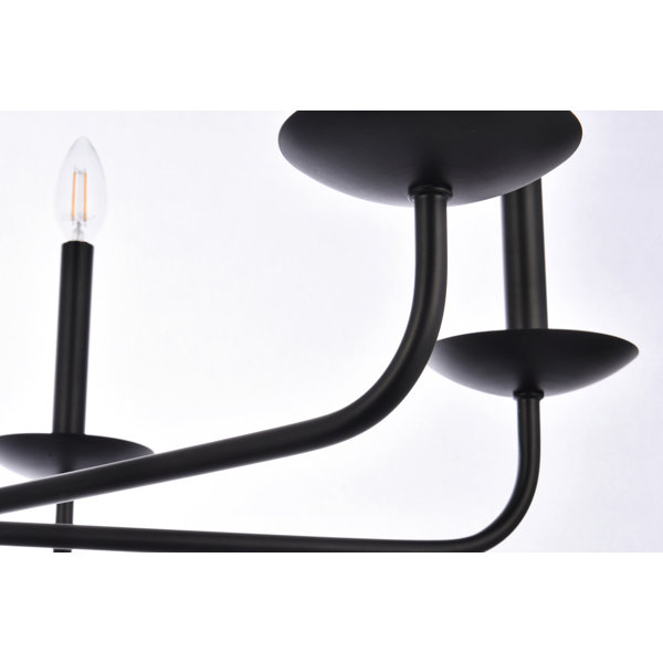 Baltray 6 Light Metal Dimmable Chandelier & Reviews Joss & Main